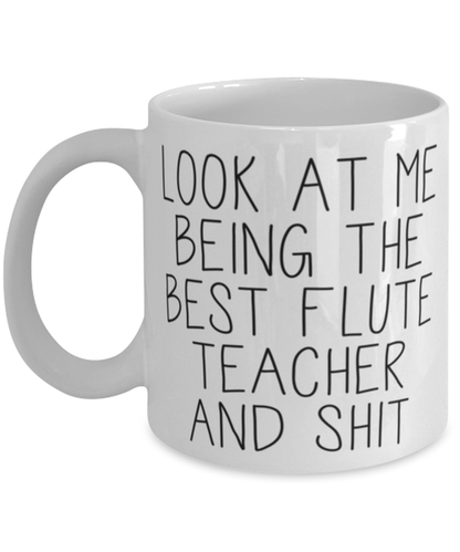 Flute Teacher Flutist Coffee Mug Ceramic Cup