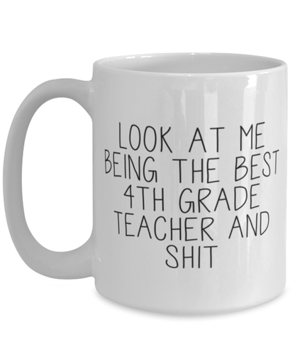 4th Grade Teacher Coffee Mug Ceramic Cup