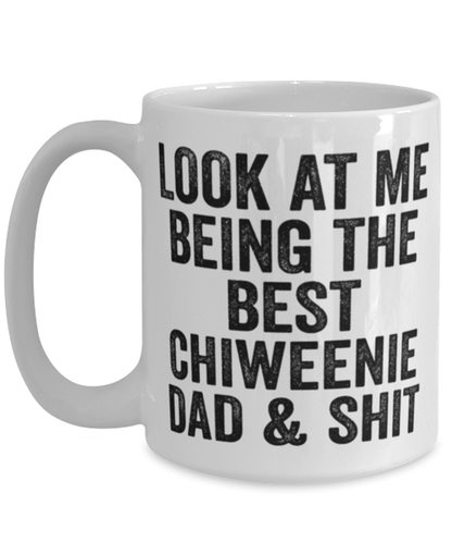 Chiweenie Dad Coffee Mug Ceramic Cup