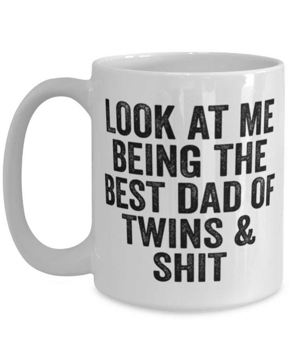 Dad of Twins Coffee Mug Ceramic Cup