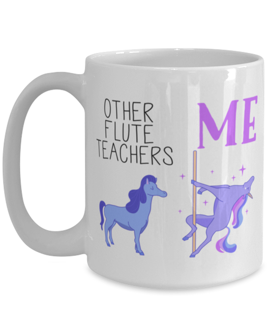 Flute Teacher Flutist Coffee Mug Ceramic Cup