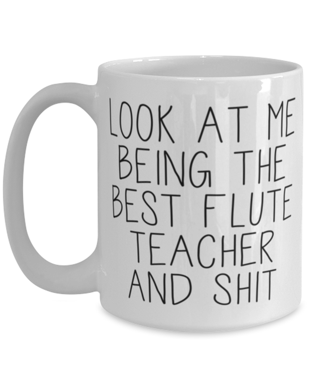 Flute Teacher Flutist Coffee Mug Ceramic Cup