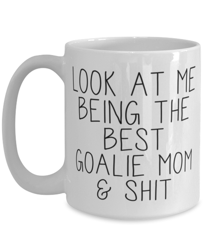 Goalie Mom Coffee Mug Ceramic Cup