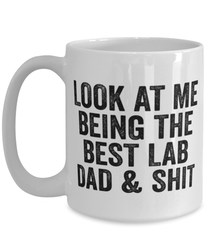 Lab Dad Coffee Mug Ceramic Cup