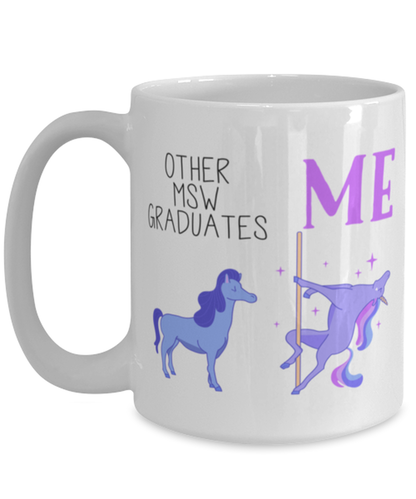 MSW Graduate Coffee Mug Ceramic Cup