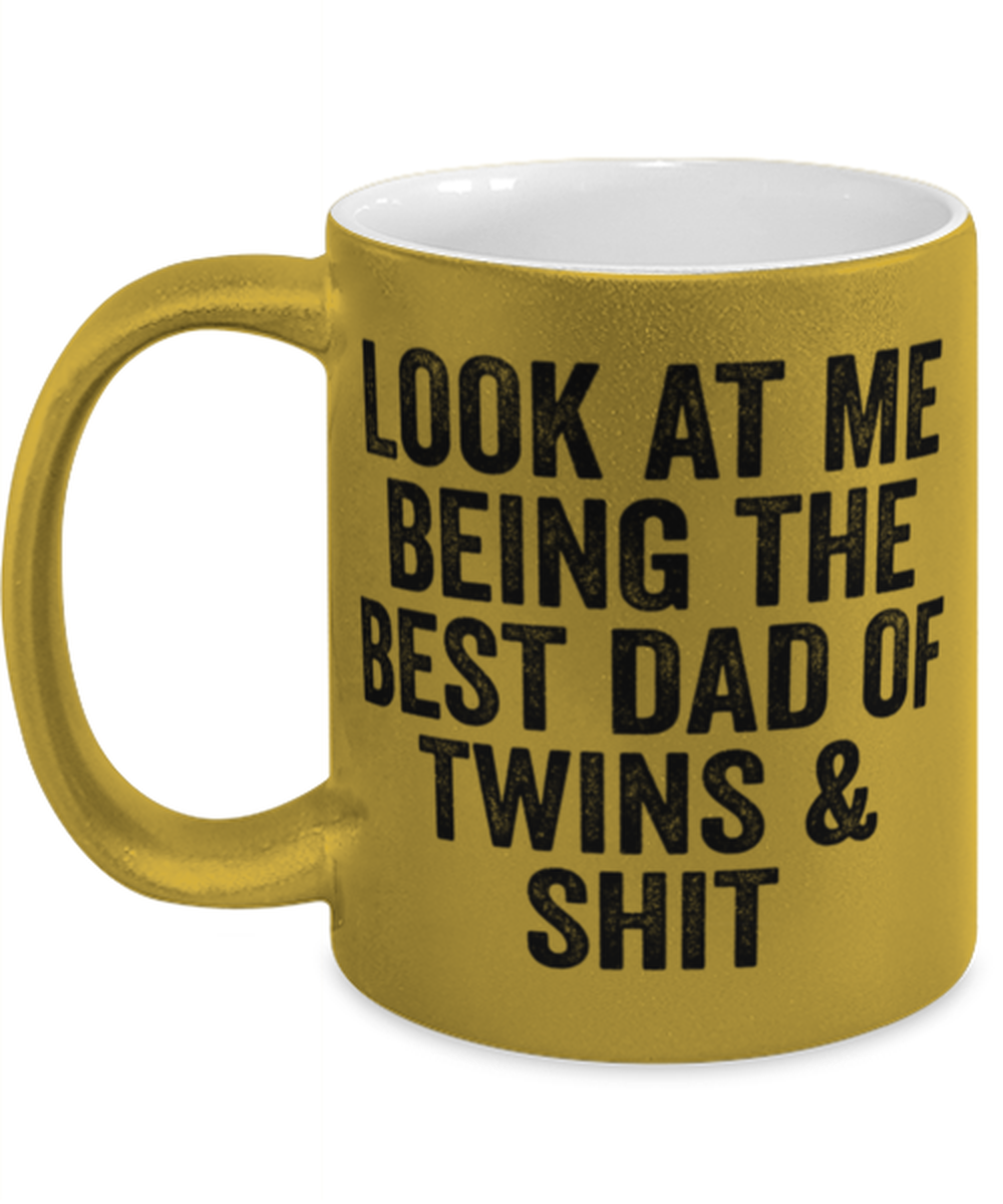 Dad of Twins Coffee Mug Ceramic Cup