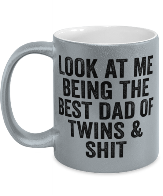 Dad of Twins Coffee Mug Ceramic Cup