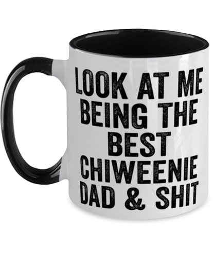 Chiweenie Dad Coffee Mug Ceramic Cup