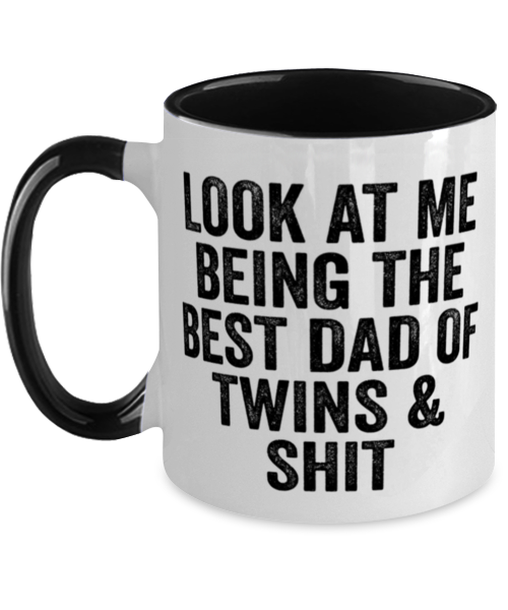 Dad of Twins Coffee Mug Ceramic Cup