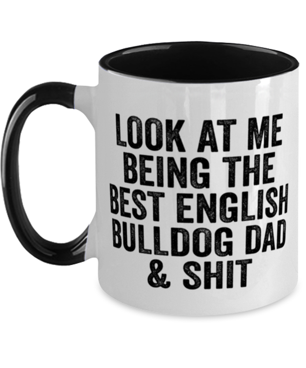 English Bulldog Dad Coffee Mug Ceramic Cup