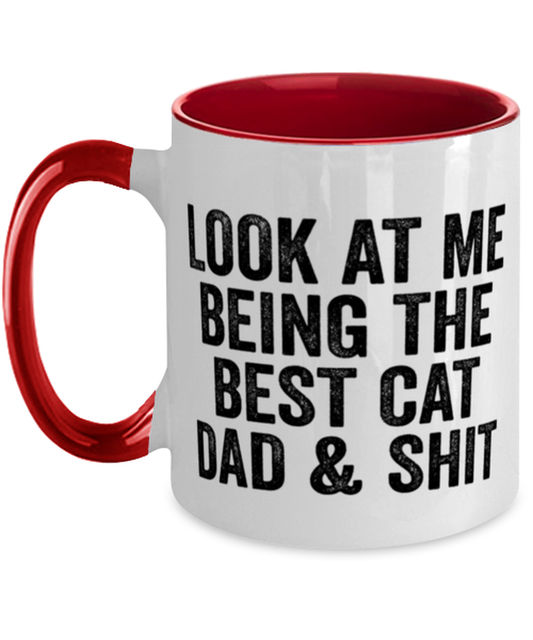 Cat Dad Coffee Mug Ceramic Cup