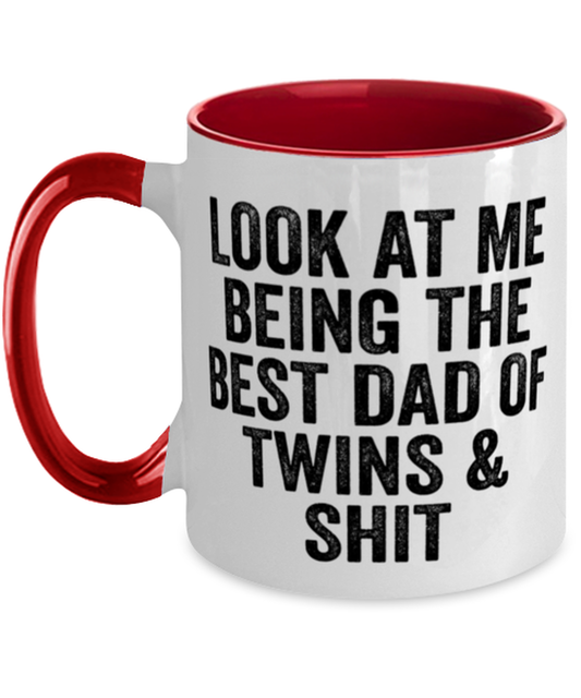 Dad of Twins Coffee Mug Ceramic Cup