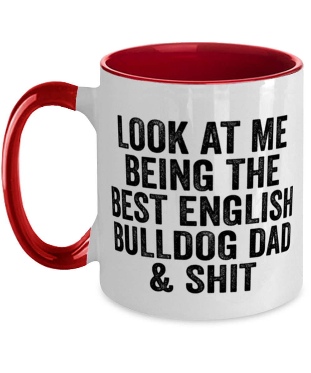 English Bulldog Dad Coffee Mug Ceramic Cup