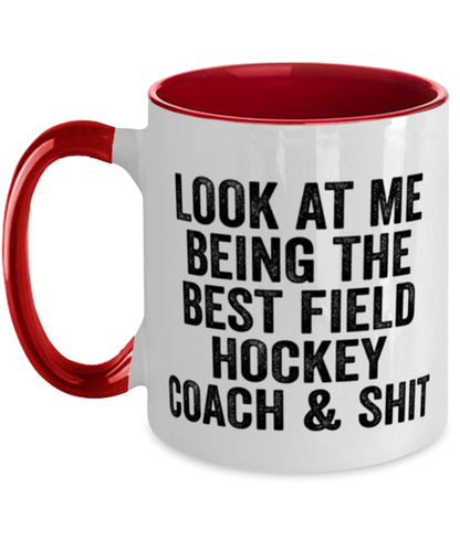 Field Hockey Coach Coffee Mug Ceramic Cup