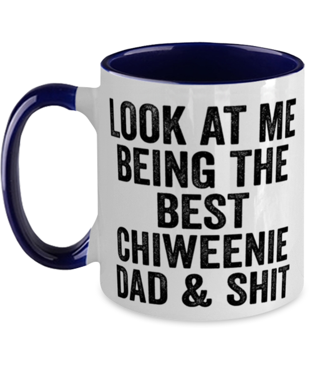 Chiweenie Dad Coffee Mug Ceramic Cup