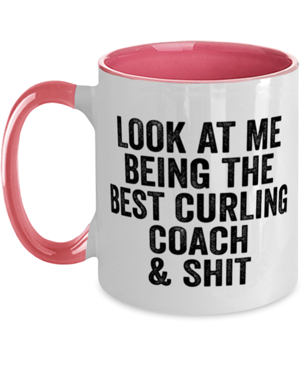 Curling Coach Coffee Mug Ceramic Cup