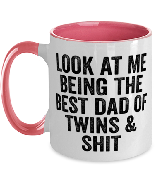 Dad of Twins Coffee Mug Ceramic Cup