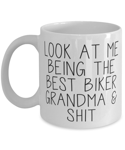 Biker Grandma Coffee Mug Ceramic Cup