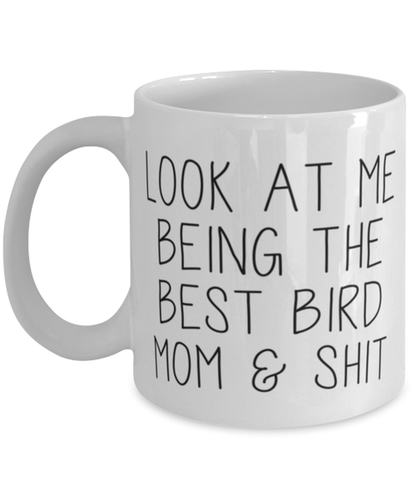 Bird Mom Coffee Mug Ceramic Cup