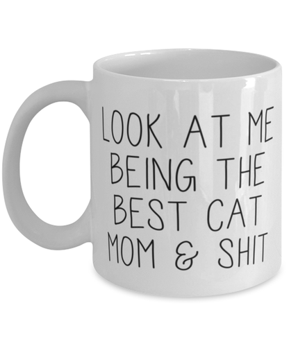 Cat Mom Coffee Mug Ceramic Cup