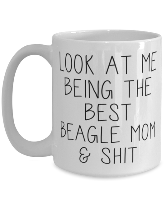 Beagle Mom Coffee Mug Ceramic Cup