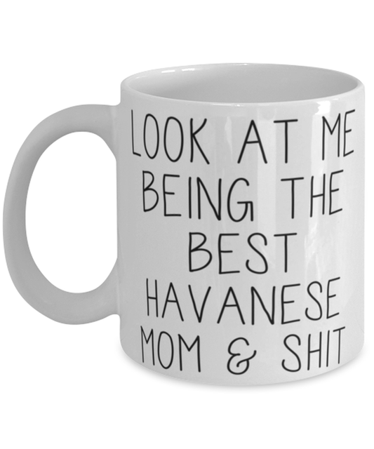 Havanese Mom Coffee Mug Ceramic Cup