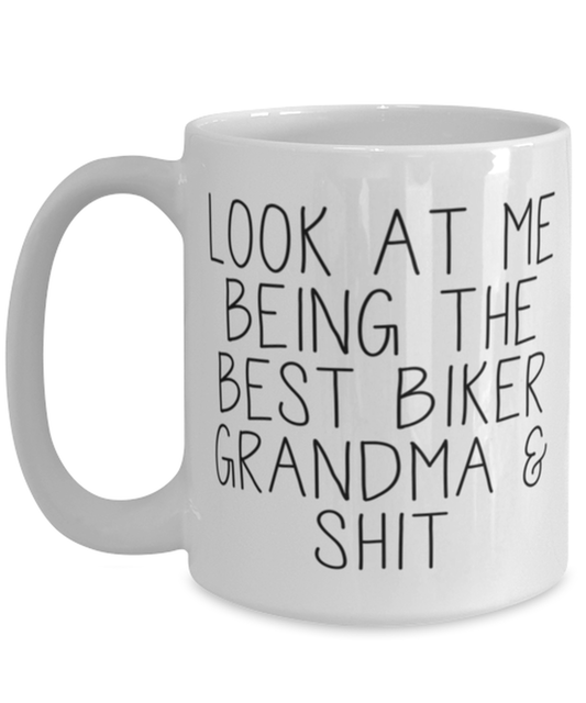 Biker Grandma Coffee Mug Ceramic Cup