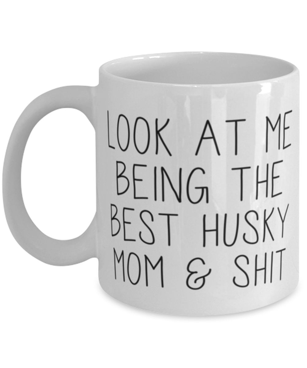 Husky Mom Coffee Mug Ceramic Cup