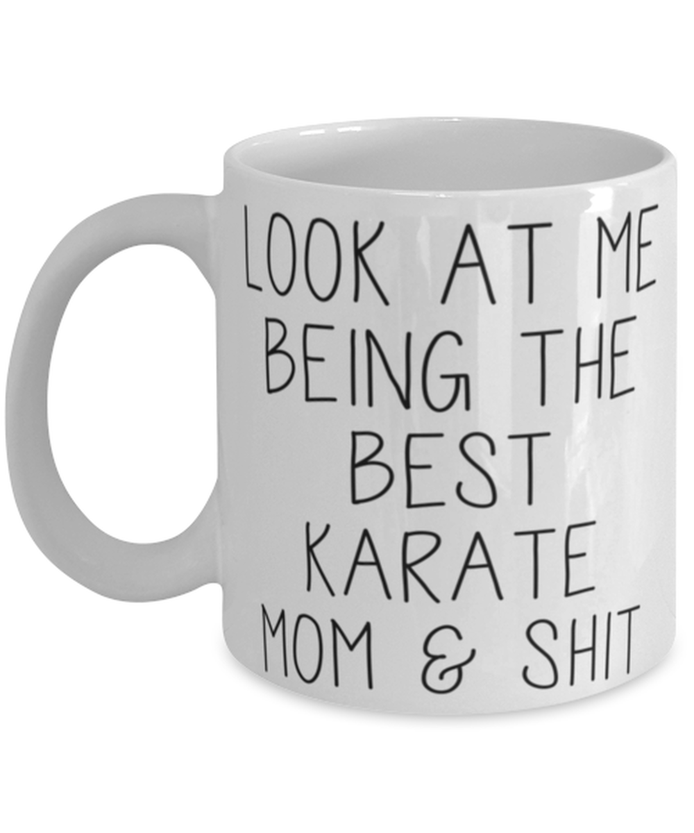 Karate Mom Coffee Mug Ceramic Cup