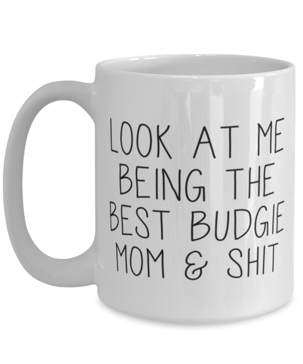 Budgie Mom Coffee Mug Ceramic Cup