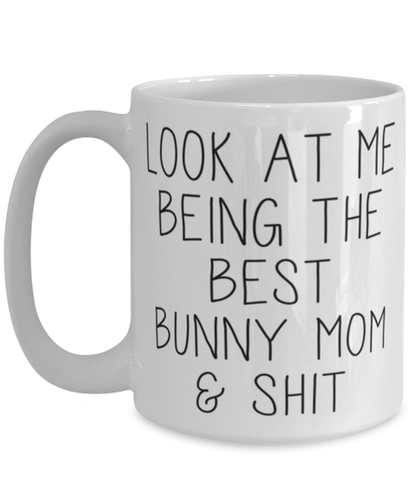 Bunny Mom Coffee Mug Ceramic Cup