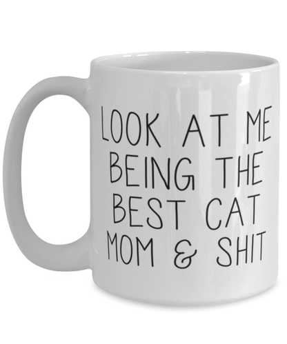 Cat Mom Coffee Mug Ceramic Cup