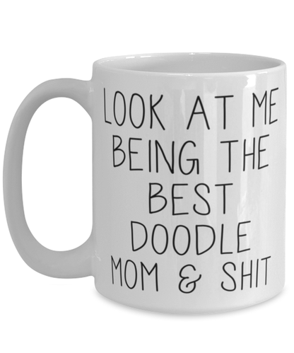 Doodle Mom Coffee Mug Ceramic Cup