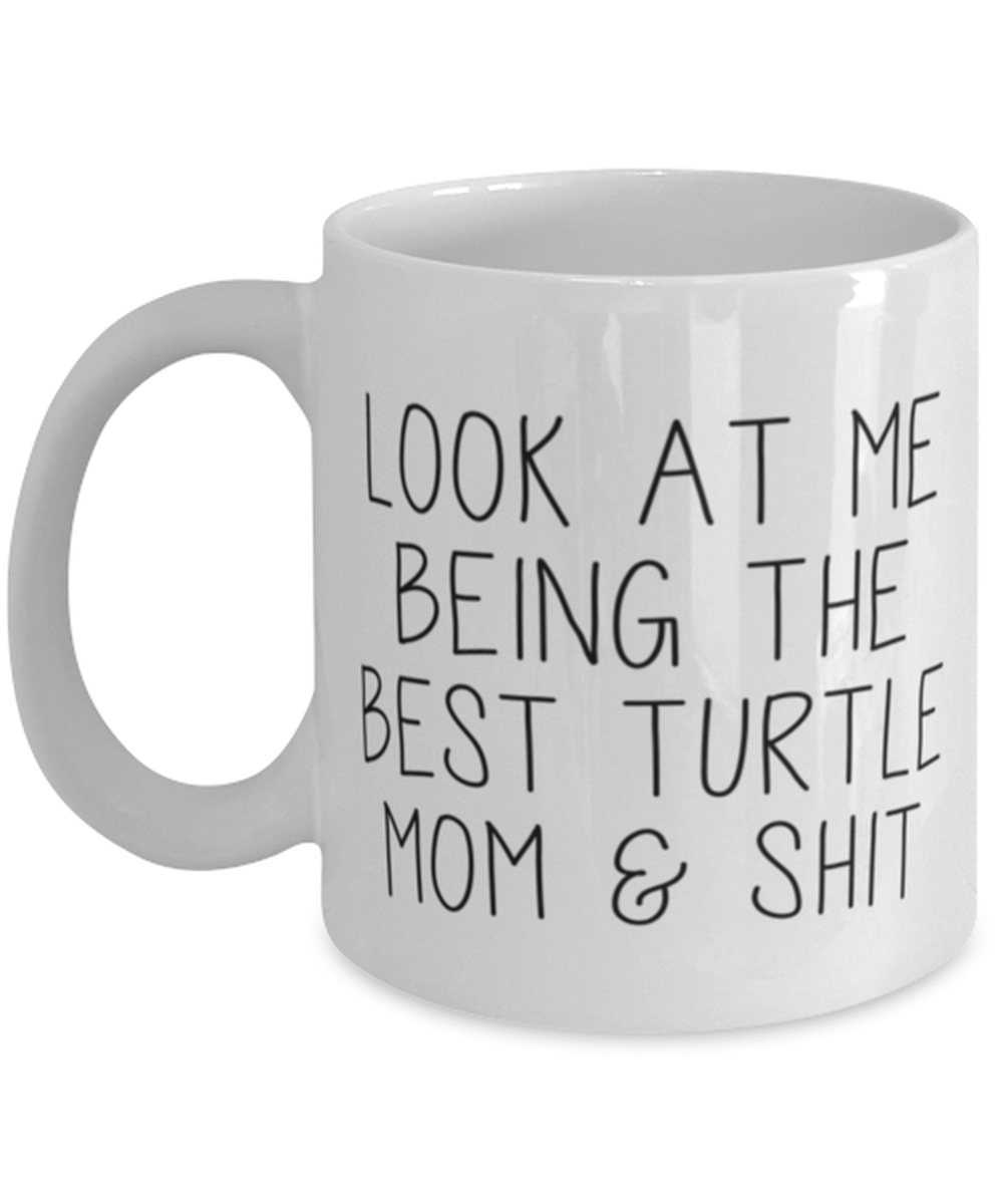 Turtle Mom Coffee Mug Ceramic Cup