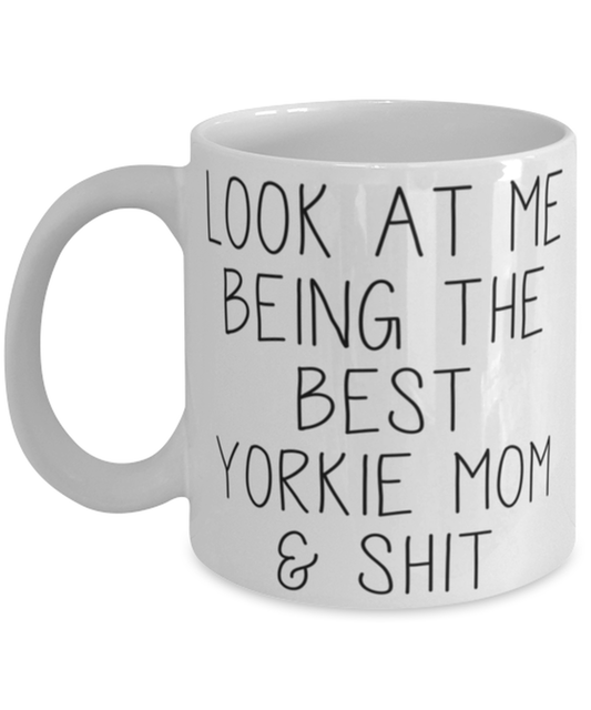 Yorkie Mom Coffee Mug Ceramic Cup