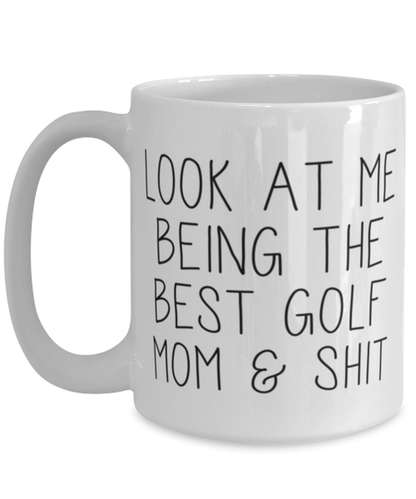 Golf Mom Coffee Mug Ceramic Cup