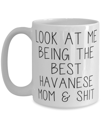 Havanese Mom Coffee Mug Ceramic Cup