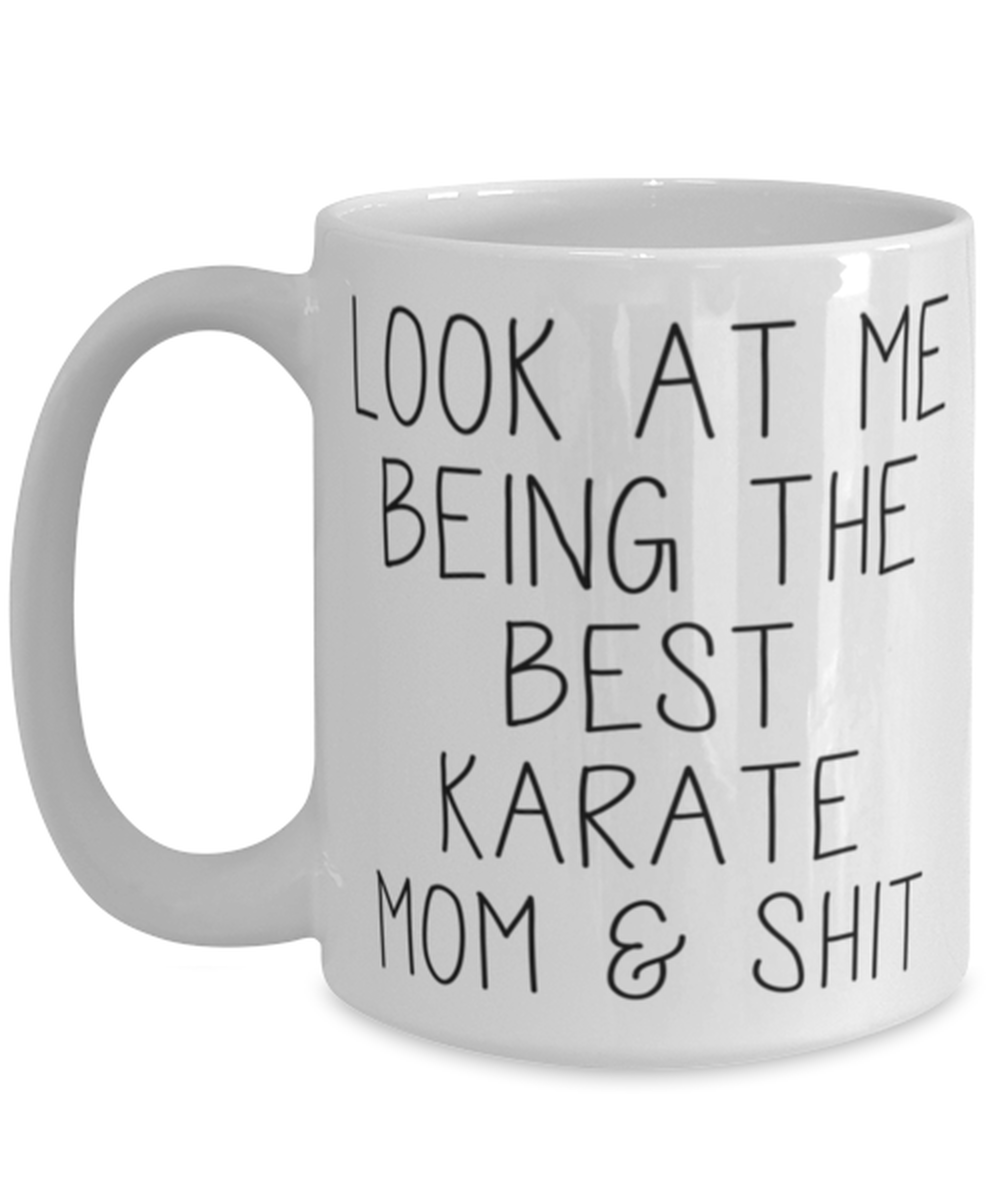 Karate Mom Coffee Mug Ceramic Cup