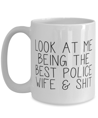 Police Wife Coffee Mug Ceramic Cup