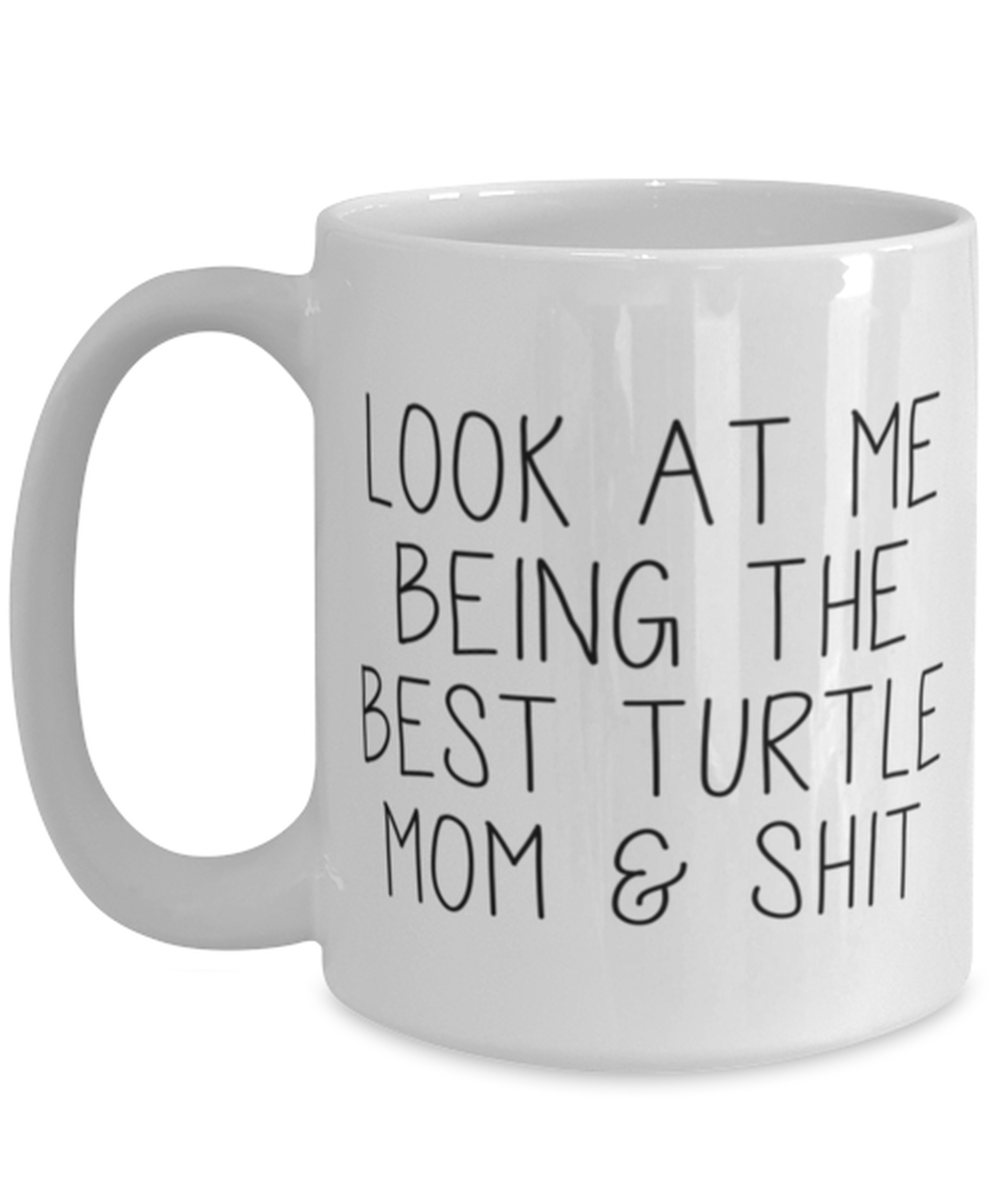 Turtle Mom Coffee Mug Ceramic Cup