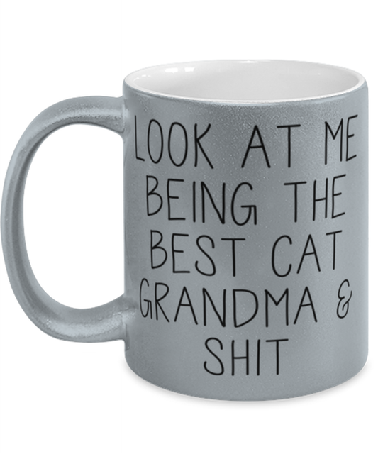 Cat Grandma Coffee Mug Ceramic Cup