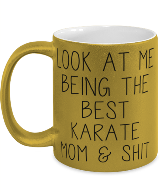 Karate Mom Coffee Mug Ceramic Cup