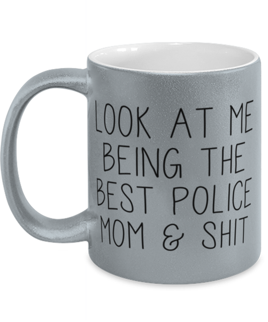 Police Mom Coffee Mug Ceramic Cup