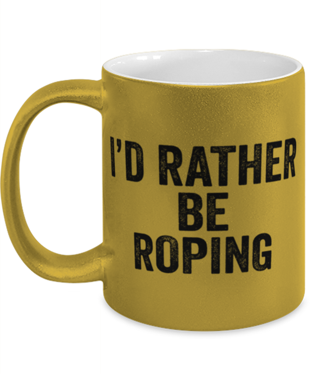 Roping Coffee Mug Cup