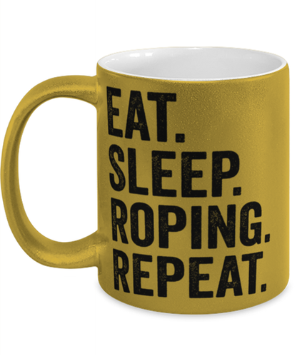 Roping Coffee Mug Cup