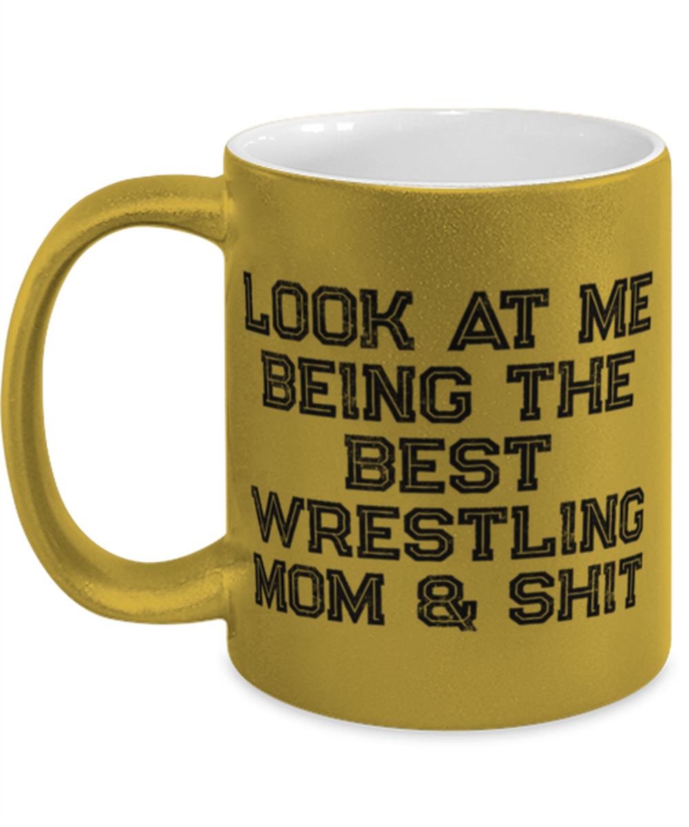 Wrestling Mom Coffee Mug Cup