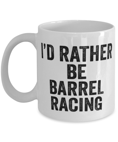 Barrel Racing Coffee Mug Cup