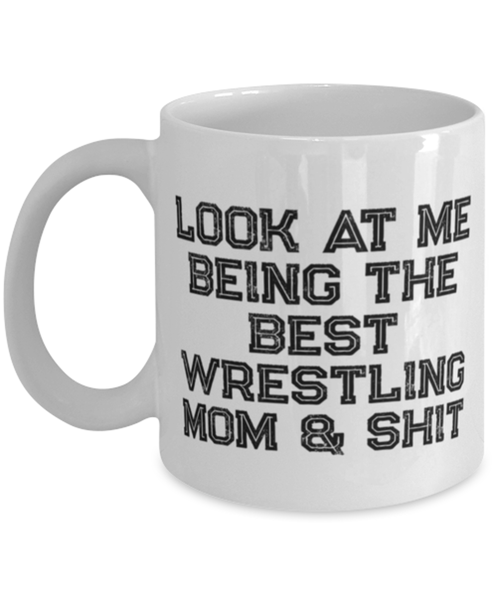 Wrestling Mom Coffee Mug Cup