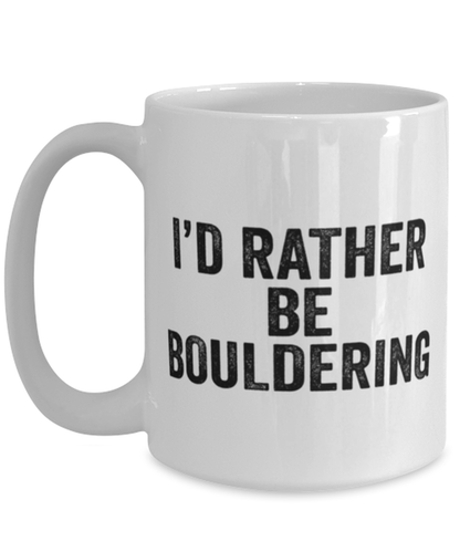 Bouldering Coffee Mug Cup