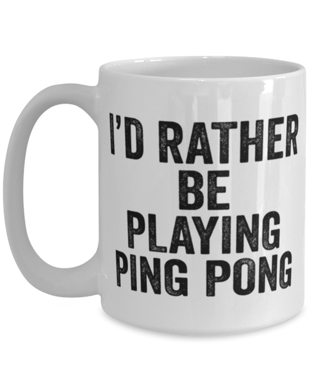 Ping Pong Player Coffee Mug Cup